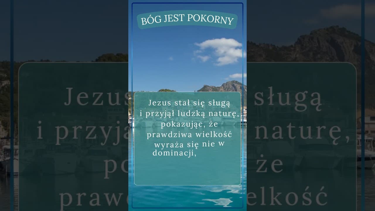 Bóg jest pokorny #biblia #słowoboże  #miłość #życie #jezus
