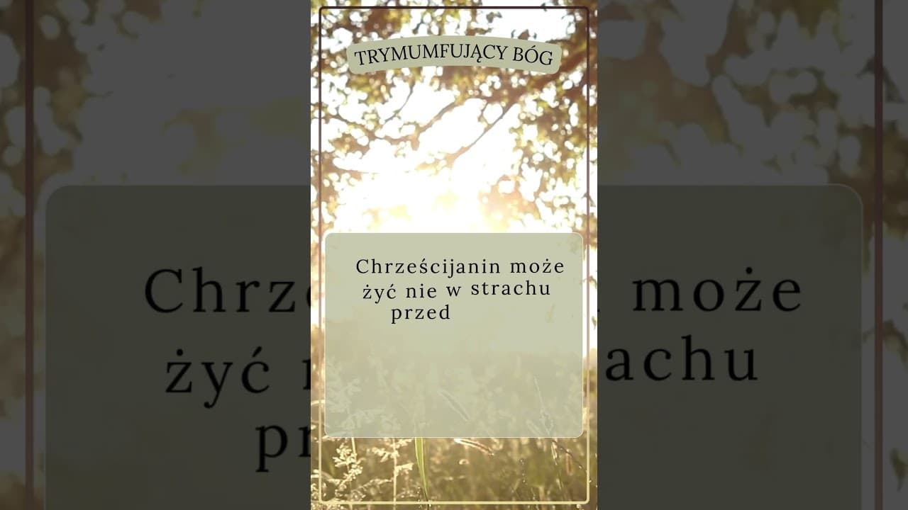 Tryumfujący Bóg #jezus #biblia #bóg #słowobożenadziś #pobudkazesłowem