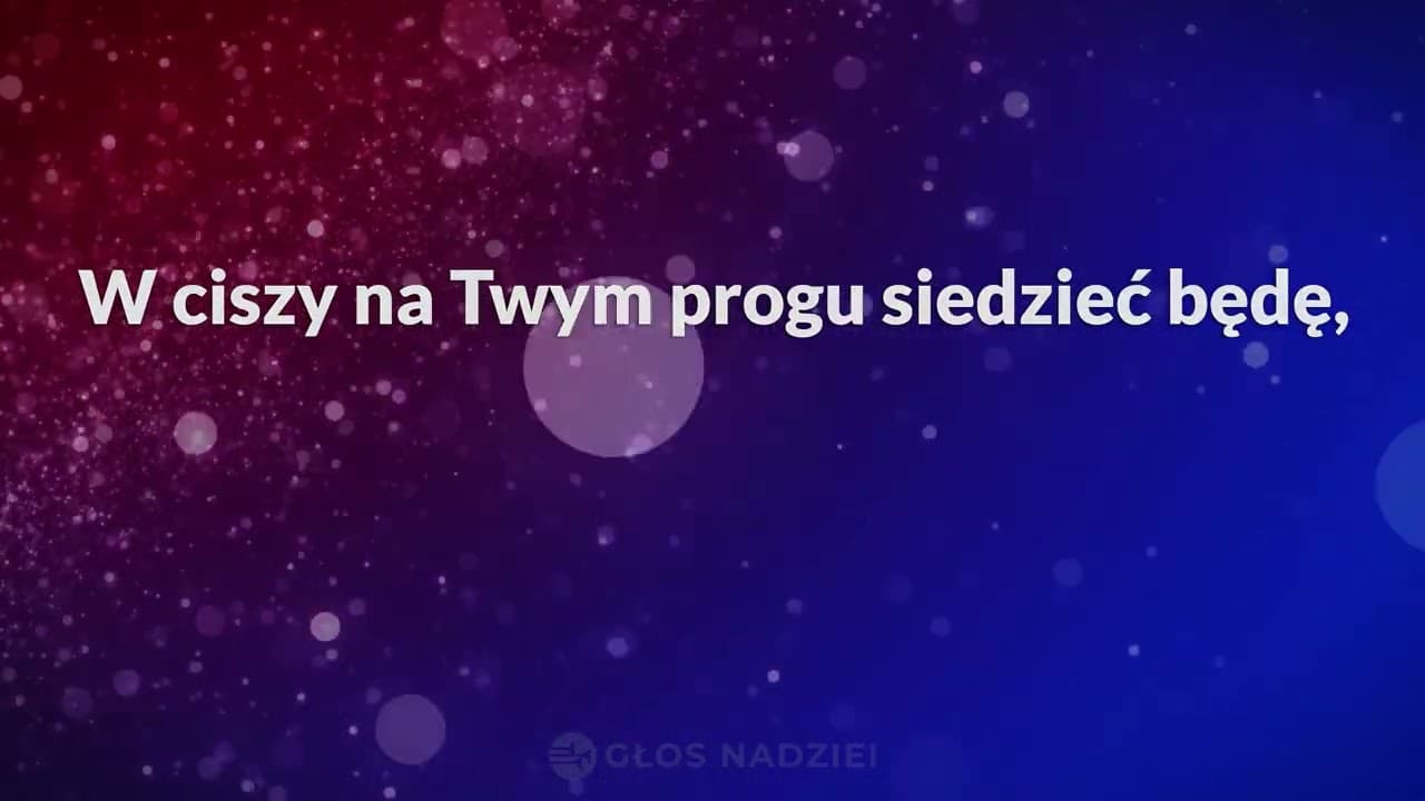 Oczekuję Ciebie Panie - z tekstem i wokalem