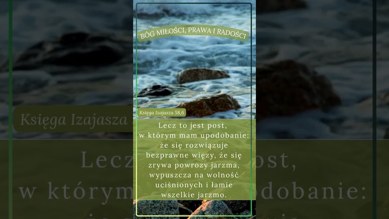 Bóg miłości, sprawiedliwości i radości #jezus #biblia #bóg #słowobożenadziś #pobudkazesłowem