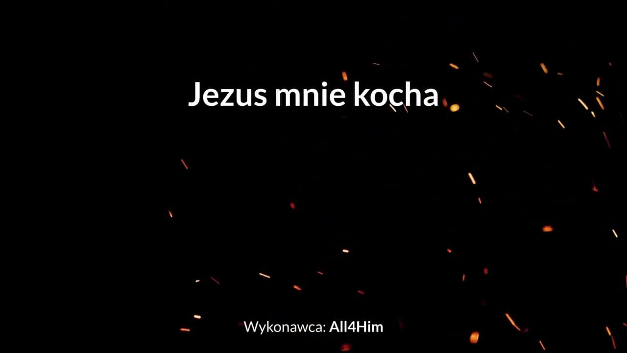 Jezus mnie kocha - z tekstem i wokalem