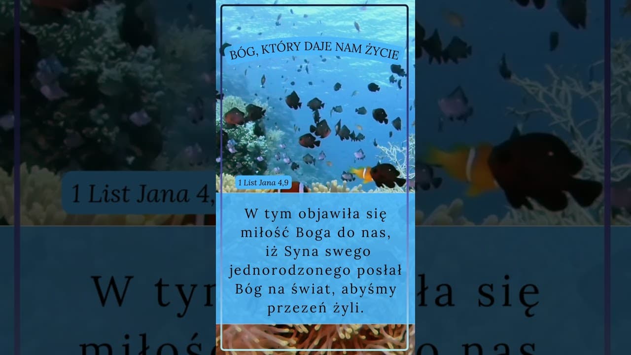 Bóg, który dajenam życie #jezus #biblia #bóg #słowobożenadziś #pobudkazesłowem