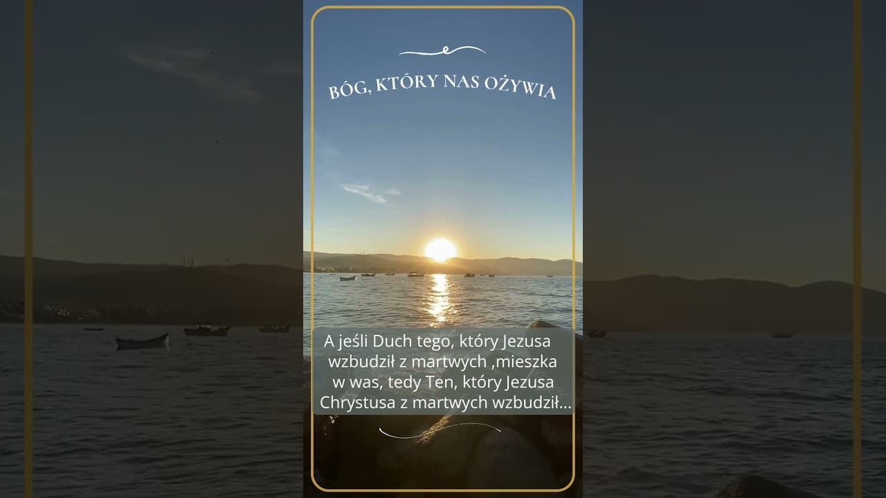 Bóg, który nas ożywia #jezus #biblia #bóg #słowobożenadziś #pobudkazesłowem