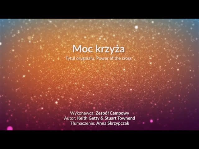 Moc krzyża - z tekstem i wokalem