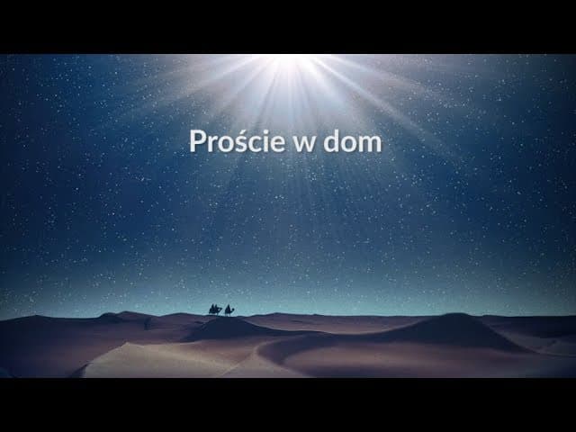 Proście w dom (559) - z tekstem i wokalem