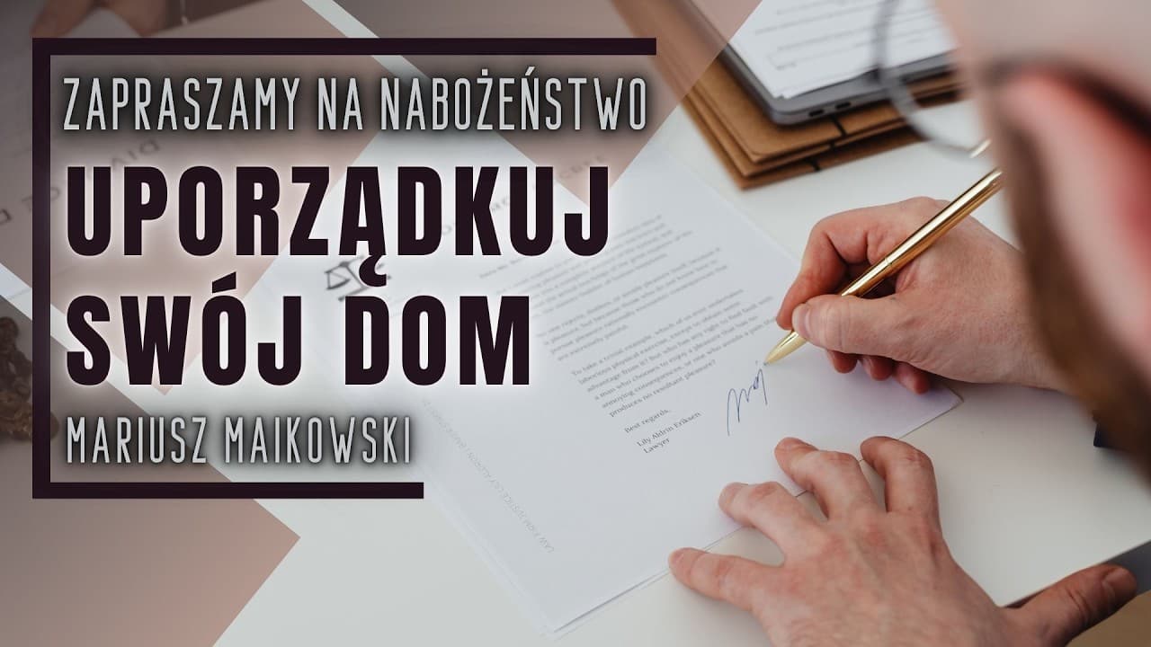Nabożeństwo 02.05.2026 - "Uporządkuj swój dom" - Mariusz Maikowski