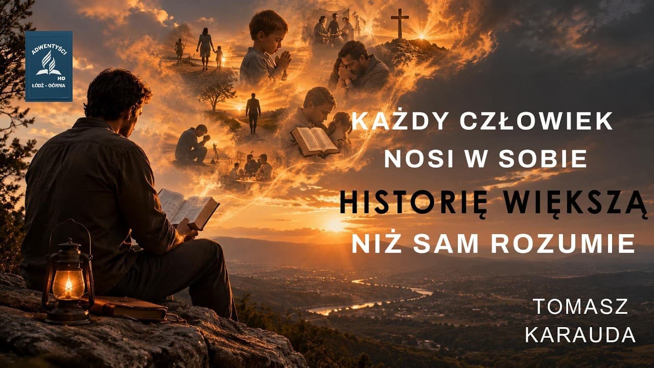 "KAŻDY CZŁOWIEK NOSI W SOBIE HISTORIĘ WIĘKSZĄ NIŻ SAM ROZUMIE" Tomasz Karauda 06.06.2026 godz.11:00