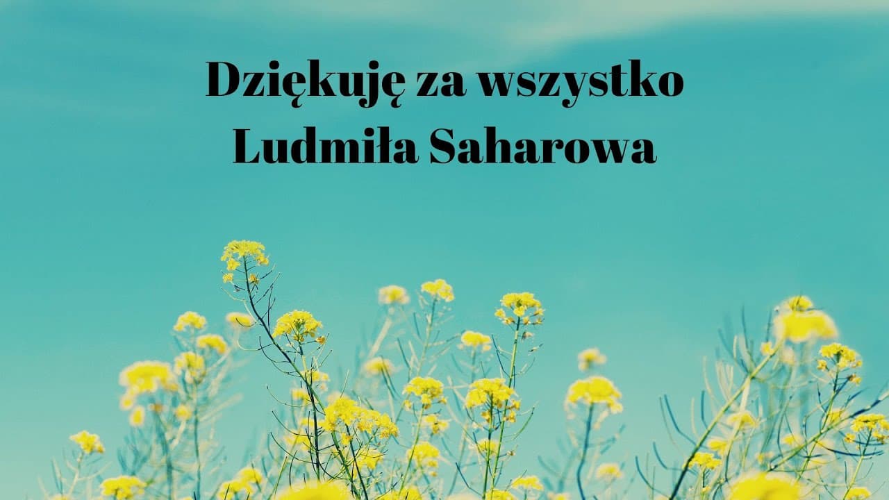Dziękuję za wszystko  / Дякую за все