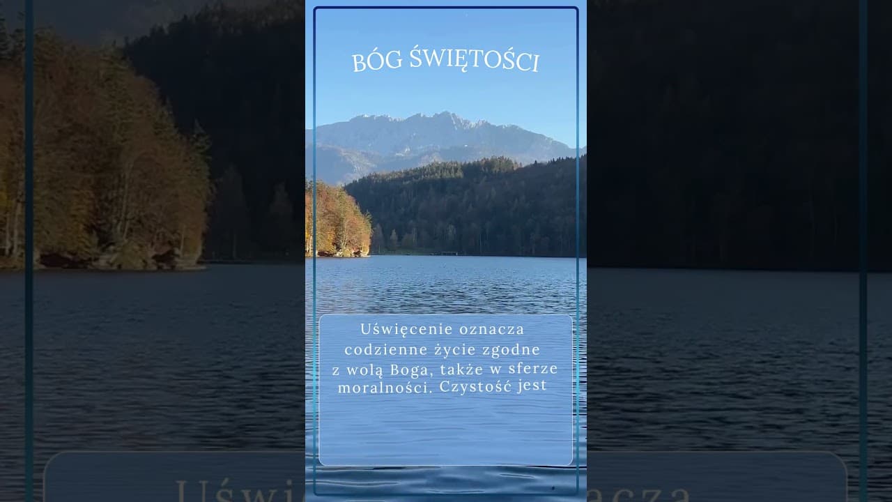 Bóg świętości #jezus #biblia #bóg #słowobożenadziś #pobudkazesłowem