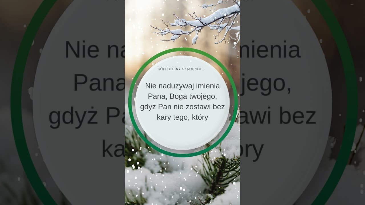 Bóg godny szacunku #jezus #biblia #bóg #słowobożenadziś
