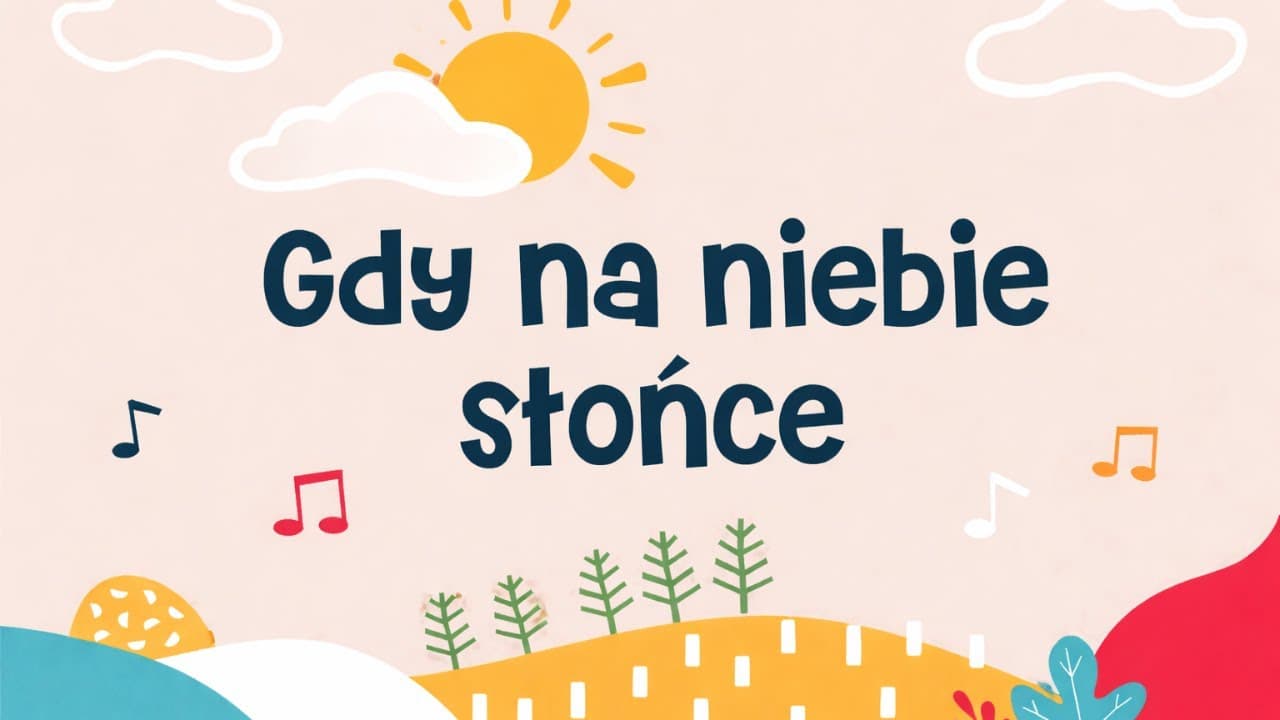 Gdy na niebie słońce - zespół ZIARENKA