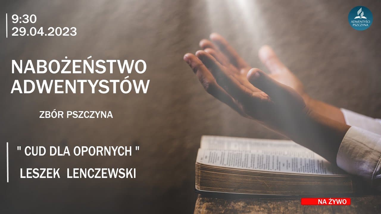 Nabożeństwo Sobotnie 29.04.2023r  g.9.30