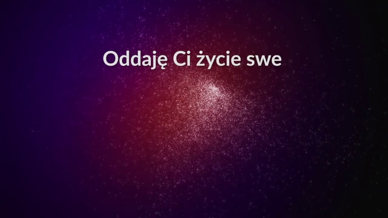 Oddaję Ci życie swe - z tekstem i wokalem