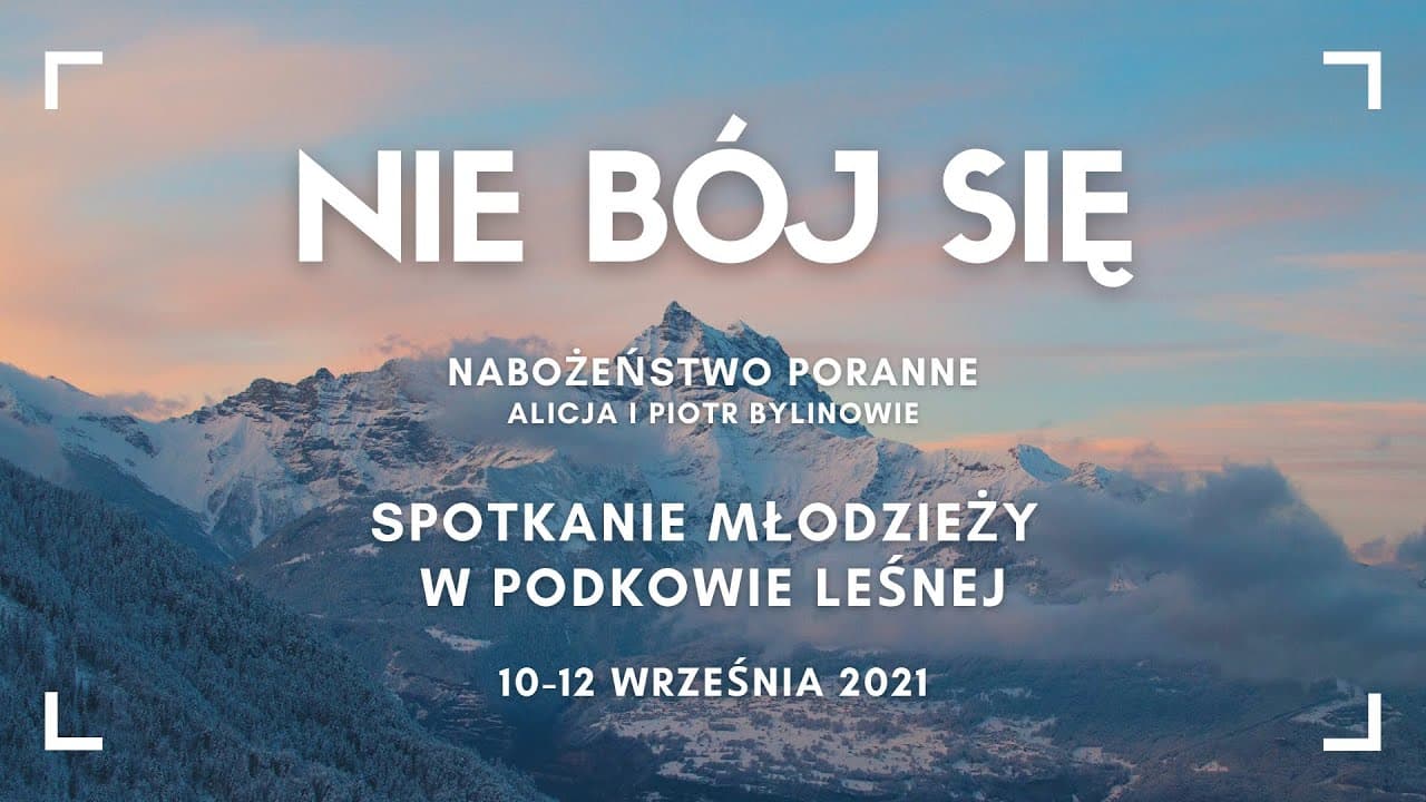NIE BÓJ SIĘ - Nabożeństwo poranne #4