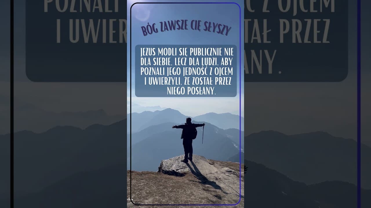 Bóg zawsze cię słyszy #jezus #biblia #bóg #słowobożenadziś #pobudkazesłowem