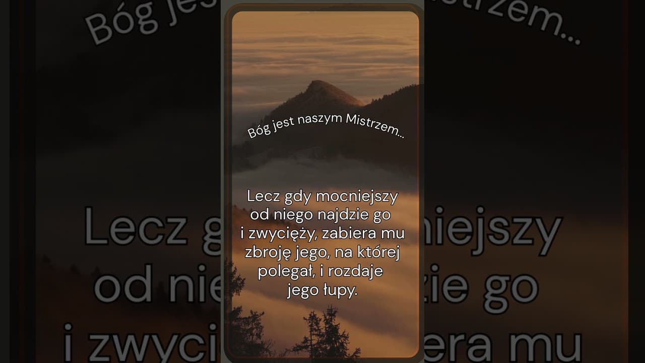 Bóg jest naszym Mistrzem  #jezus #biblia #bóg #słowobożenadziś #pobudkazesłowem