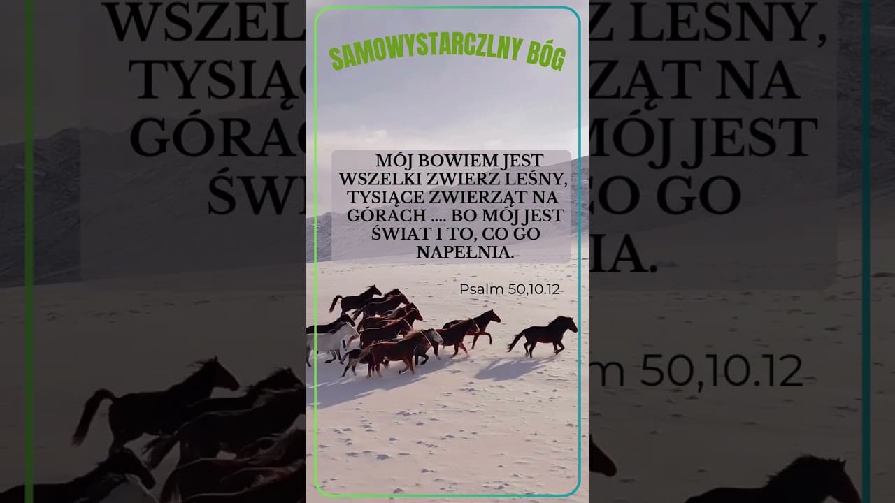 Samowystarczalny Bógi #jezus #biblia #bóg #słowobożenadziś #pobudkazesłowem