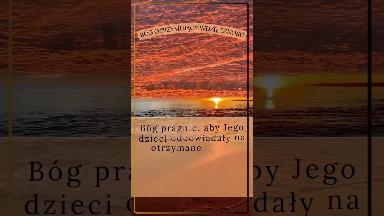 Bóg otrzymujący wdzięczność #jezus #biblia #bóg #słowobożenadziś #pobudkazesłowem