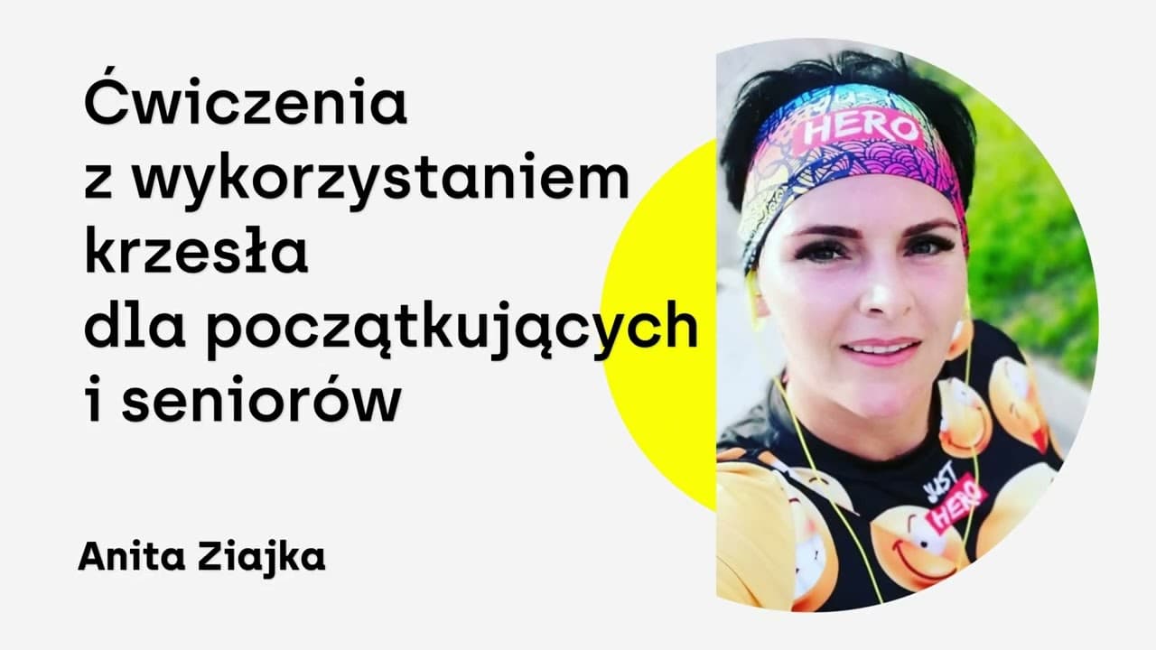 Ćwiczenia z użyciem krzesła dla osób początkujących i seniorów