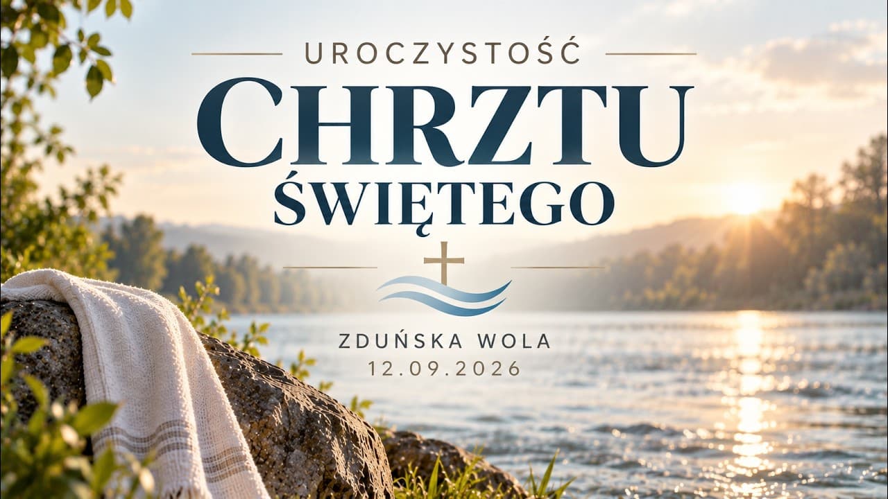 Uroczystość Chrztu Świętgo. 🕊️