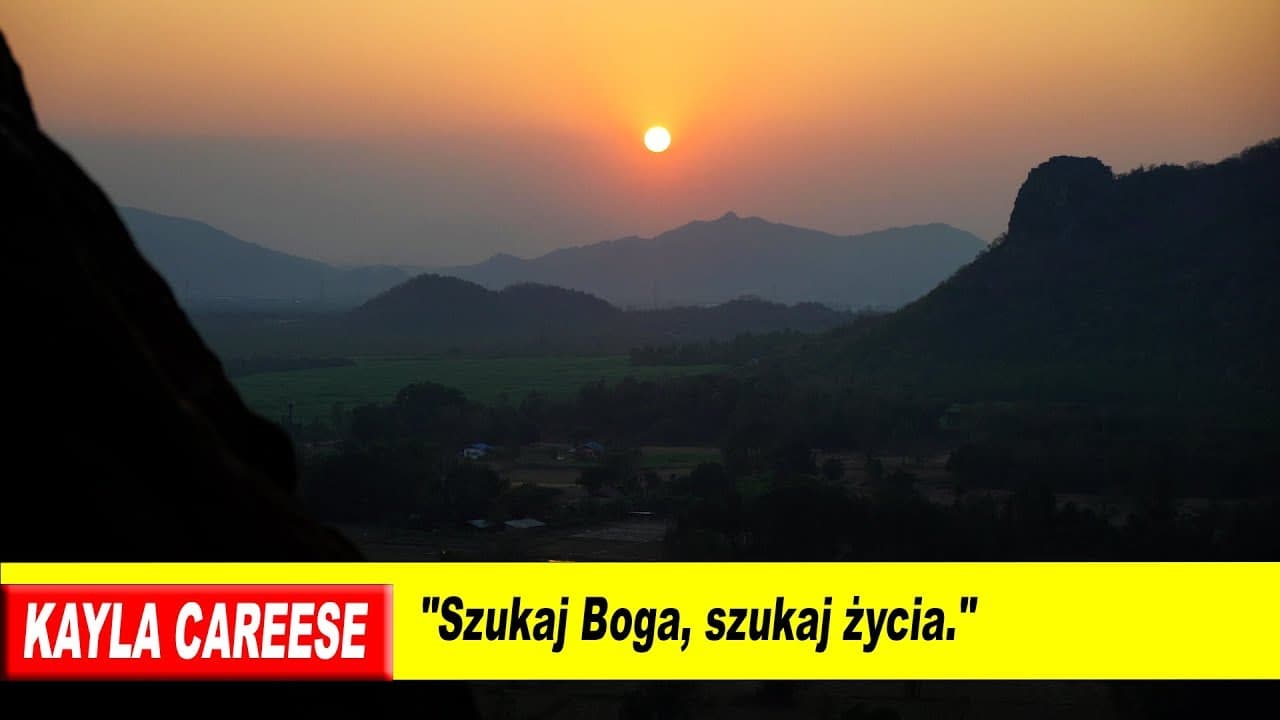 "Szukaj Boga, szukaj życia."
