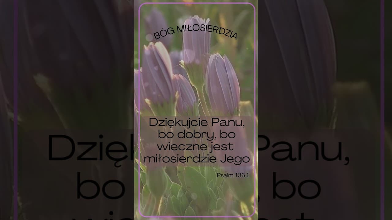 Bóg miłosierdzia #jezus #biblia #bóg #słowobożenadziś #pobudkazesłowem