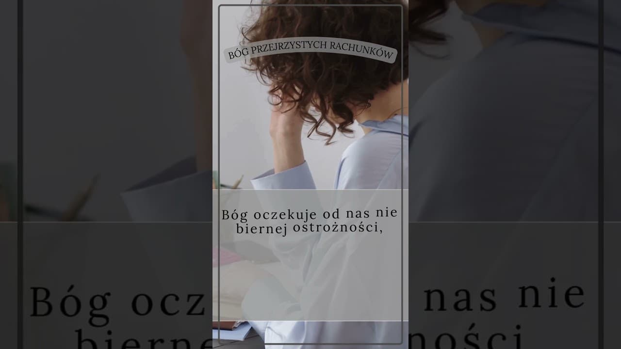 Bóg przejrzystych rachunków #jezus #biblia #bóg #słowobożenadziś #pobudkazesłowem