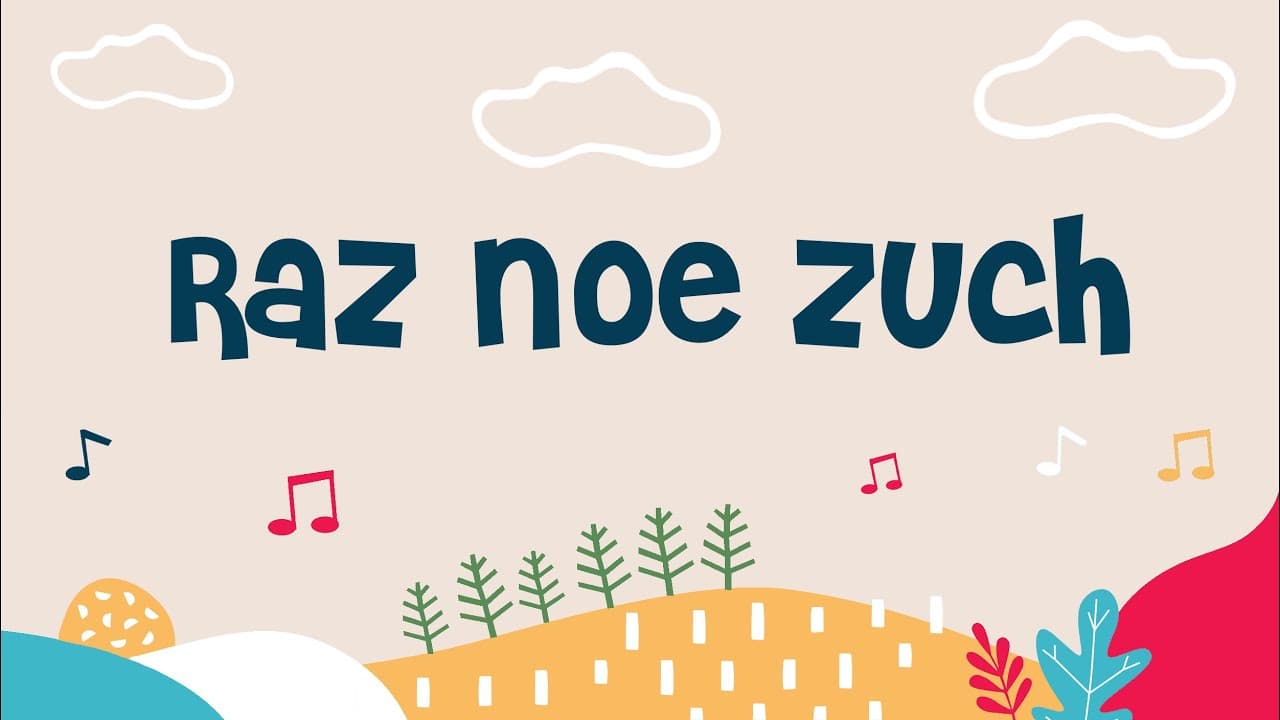 Raz Noe zuch / tu stoją krokodyle - piosenka dla dzieci