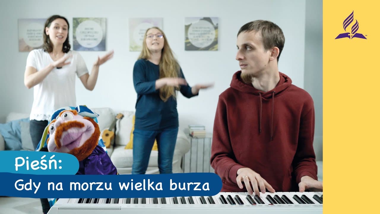 Pieśń "Gdy na morzu wielka burza" - Rabbi Nauczyciel || Chrześcijańska rodzina