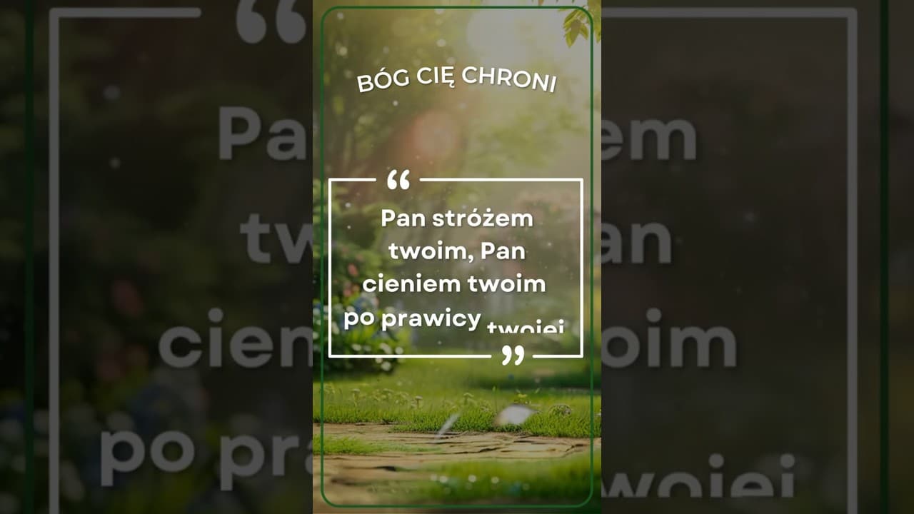 Bóg cię chroni #jezus #biblia #bóg #słowobożenadziś #pobudkazesłowem