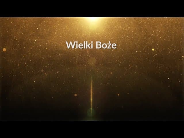 Wielki Boże (386) - z tekstem i wokalem