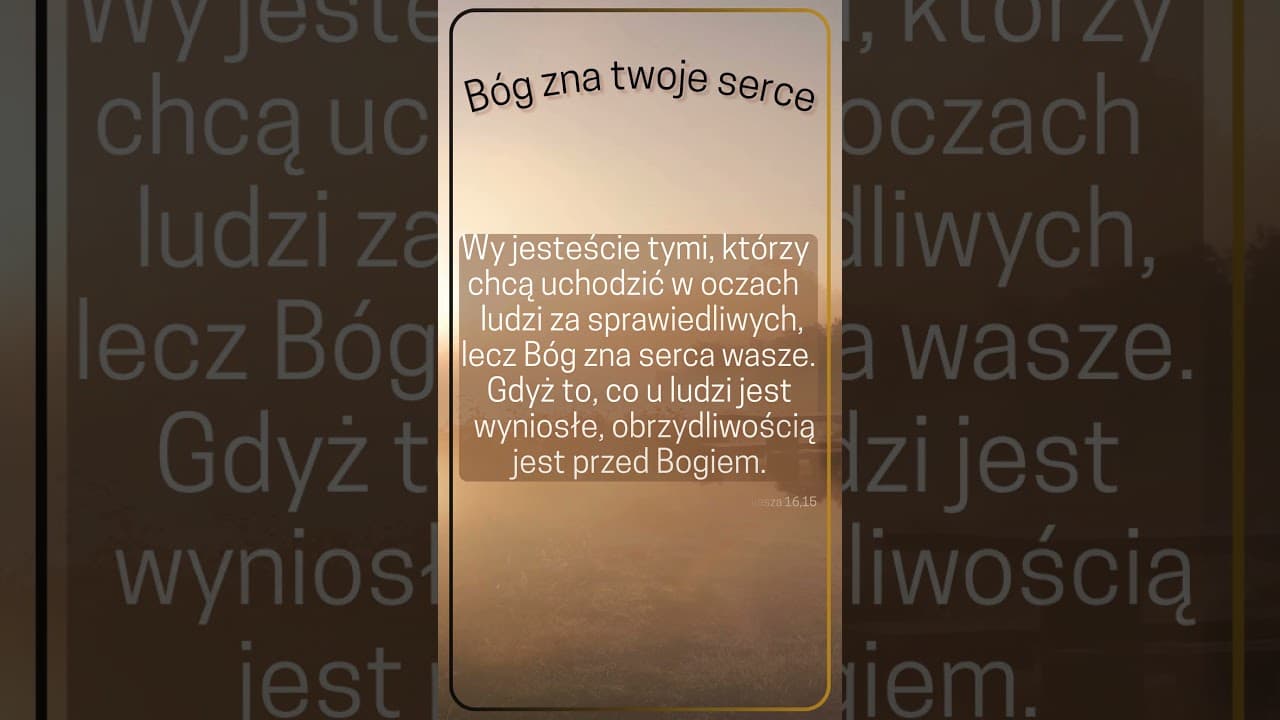 Bóg zna twoje serce #jezus #biblia #bóg #słowobożenadziś #pobudkazesłowem