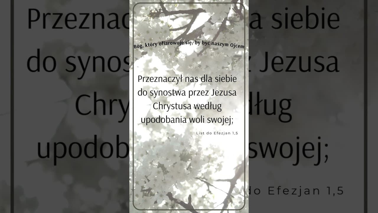 Bóg, który ofiarowuje się by być naszym Ojcem  #jezus #biblia #bóg #słowobożenadziś #pobudkazesłowem