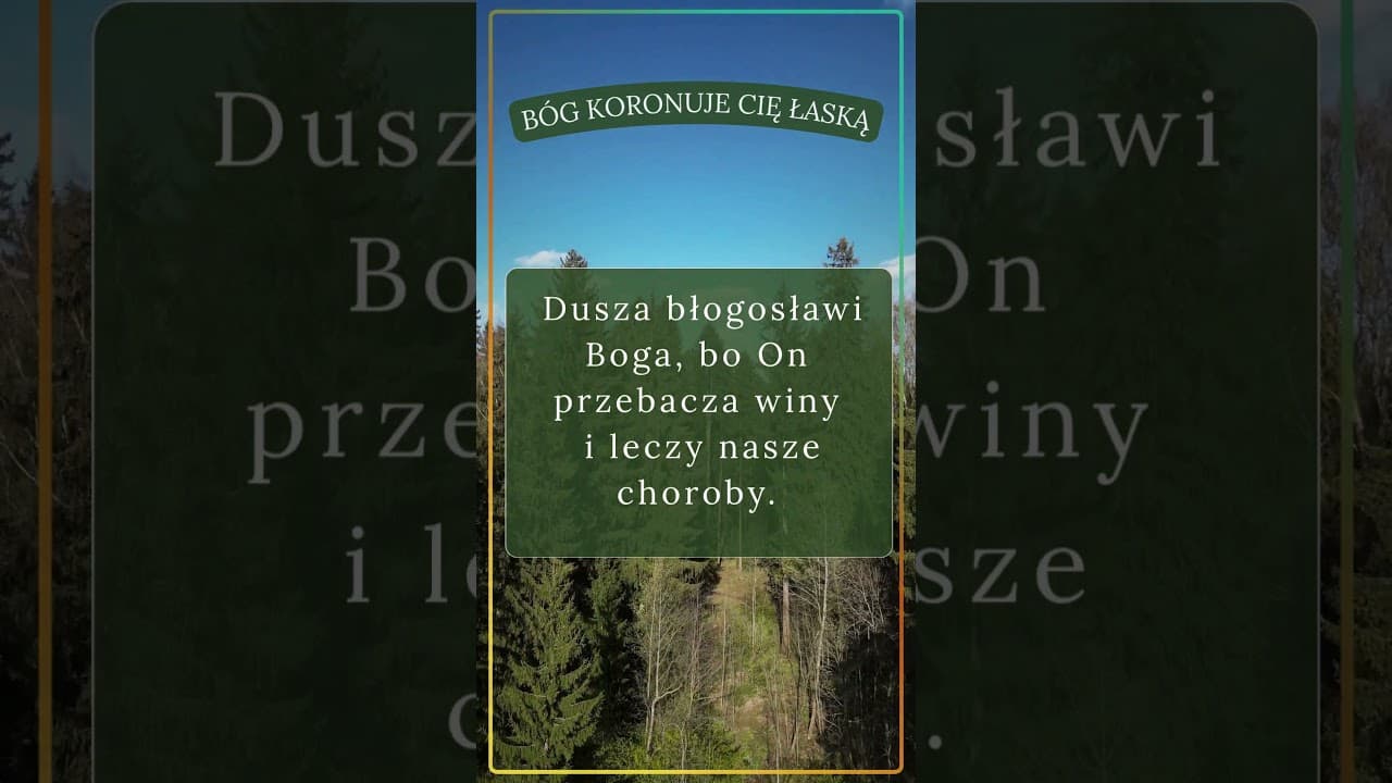 Bóg koronuję cię łaską #jezus #biblia #bóg #słowobożenadziś #pobudkazesłowem