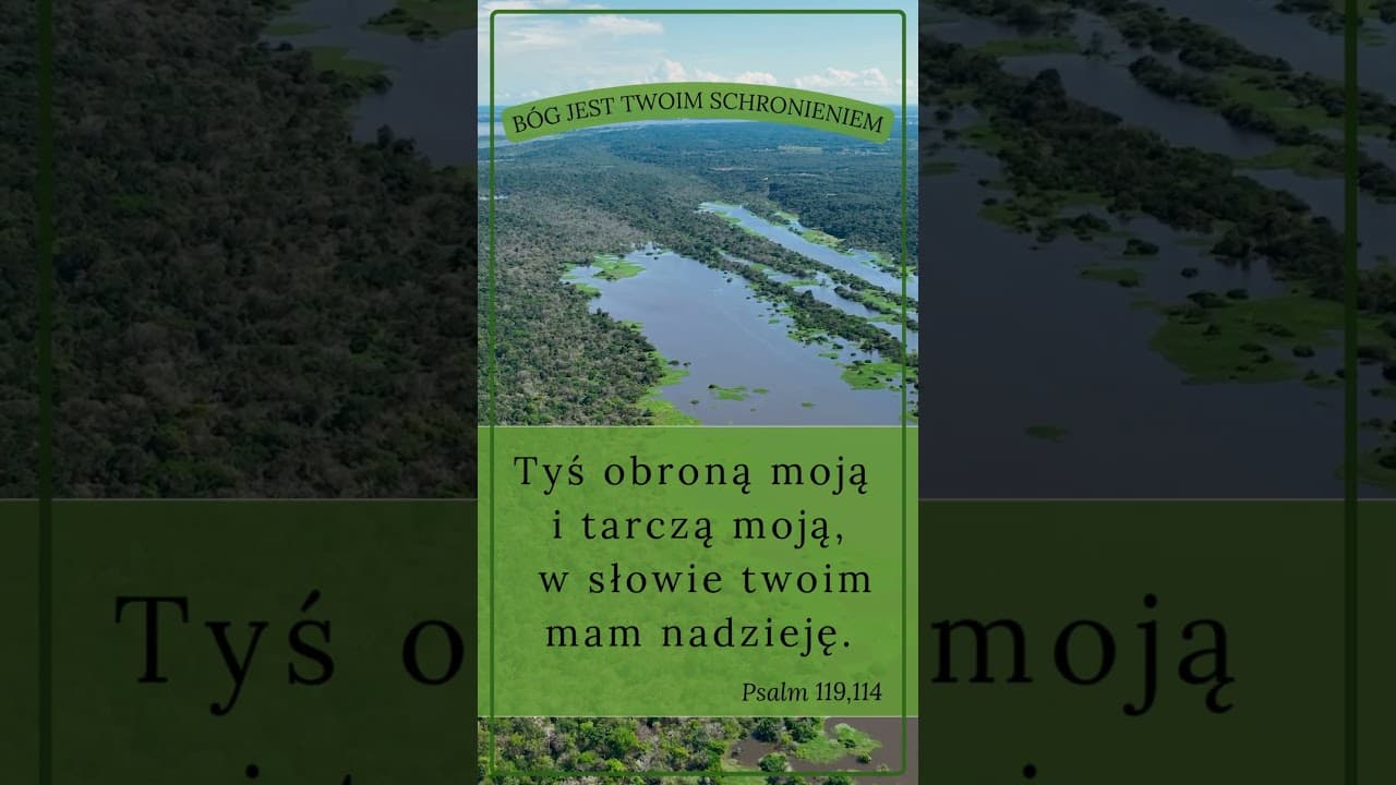 Bóg jest twoim schronieniem #jezus #biblia #bóg #słowobożenadziś #pobudkazesłowem