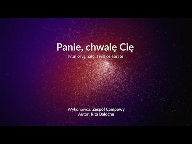Panie, chwalę Cię - z tekstem i wokalem