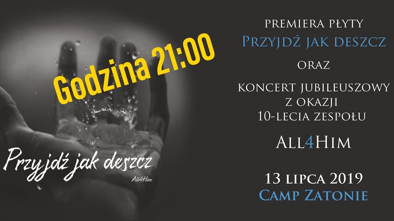 Koncert Jubileuszowy zespołu All4Him