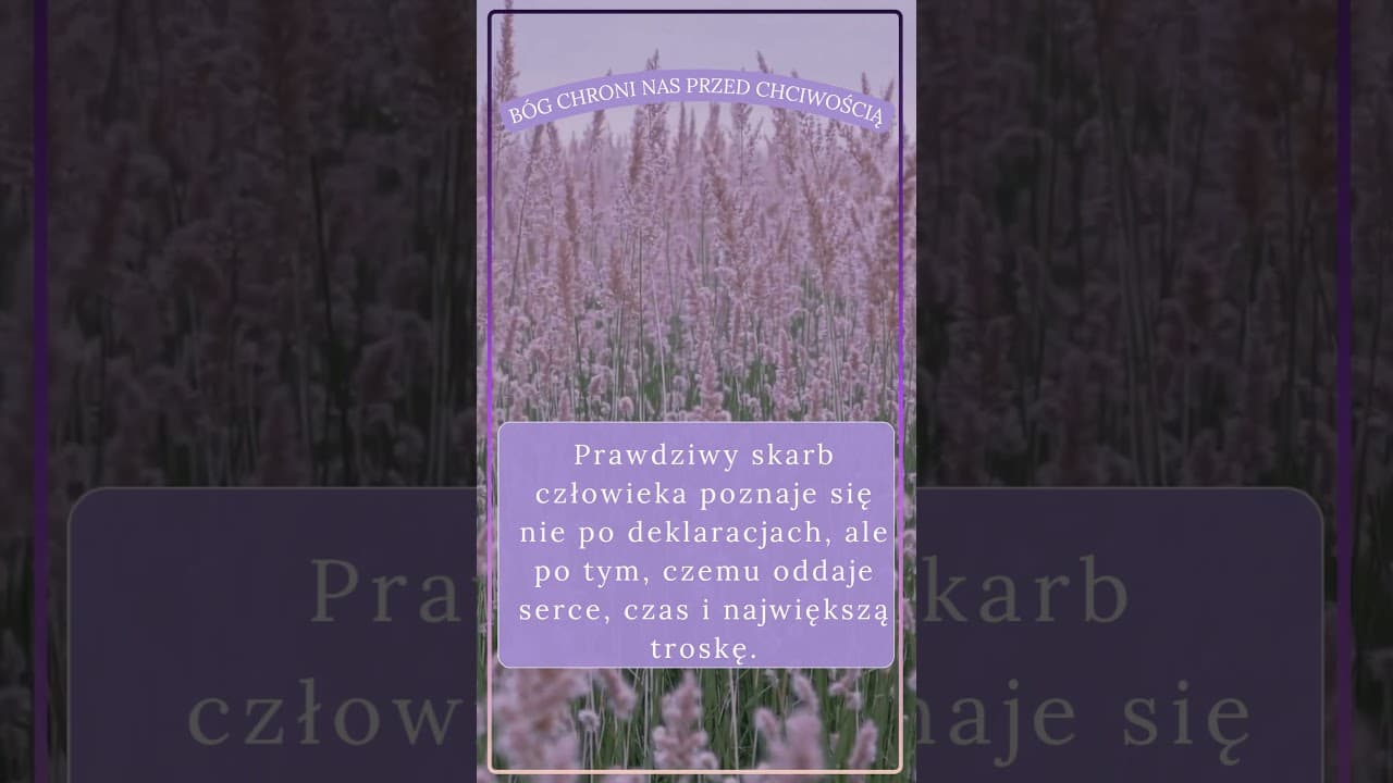 Bóg chroni nas przed chciwością #jezus #biblia #bóg #słowobożenadziś #pobudkazesłowem esłowem