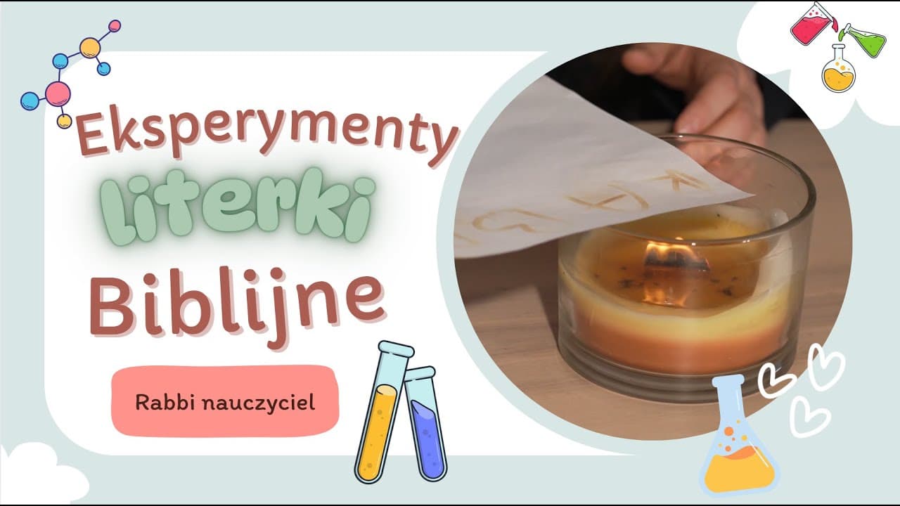 Eksperymenty biblijne: Literki - Rabbi Nauczyciel || Chrześcijańska rodzina