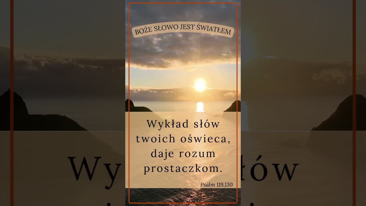 Bże słowo jest światłem #jezus #biblia #bóg #słowobożenadziś #pobudkazesłowem