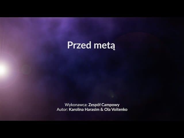 Przed metą - z tekstem i wokalem