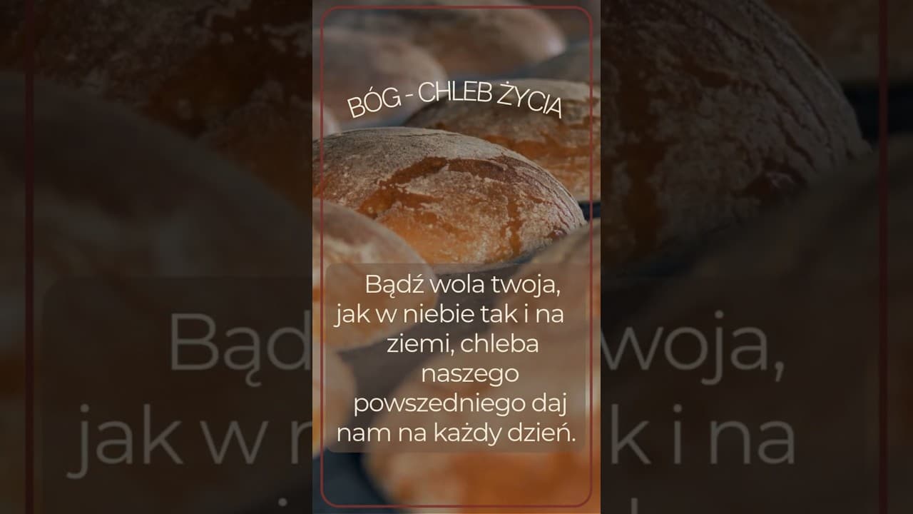 Bóg: chleb życia #jezus #biblia #bóg #słowobożenadziś #pobudkazesłowem