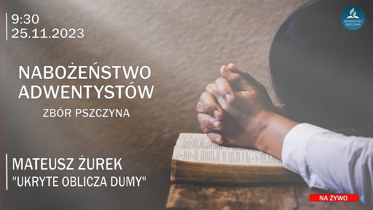 Nabożeństwo Sobotnie 25.11.2023r  g.9.30