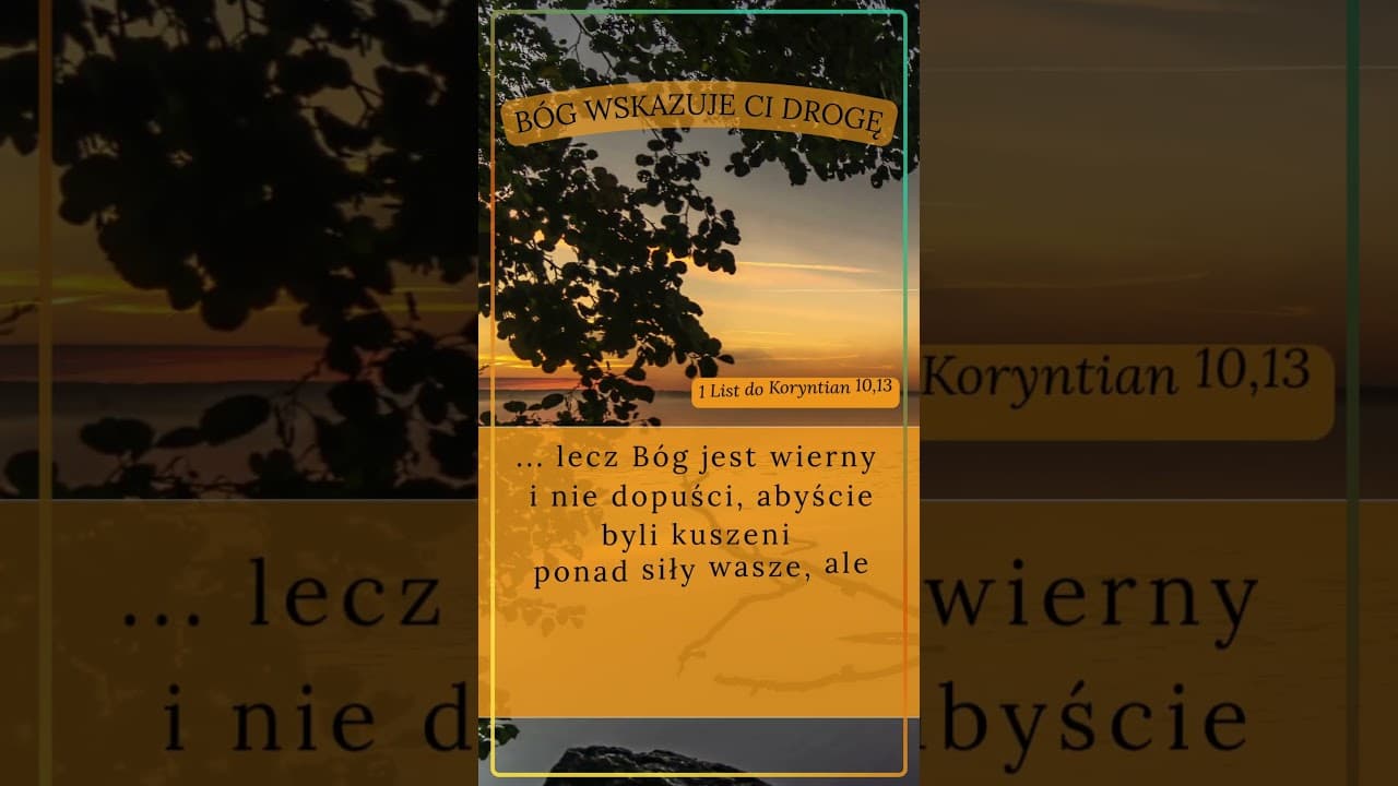 Bóg wskazuje ci drogę wyjścia #jezus #biblia #bóg #słowobożenadziś #pobudkazesłowem