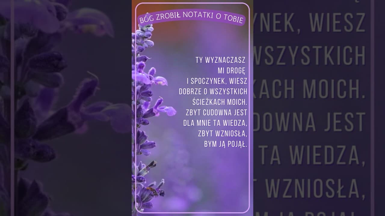 Bóg  sporządził o tobie notatki #jezus #biblia #bóg #słowobożenadziś #pobudkazesłowem