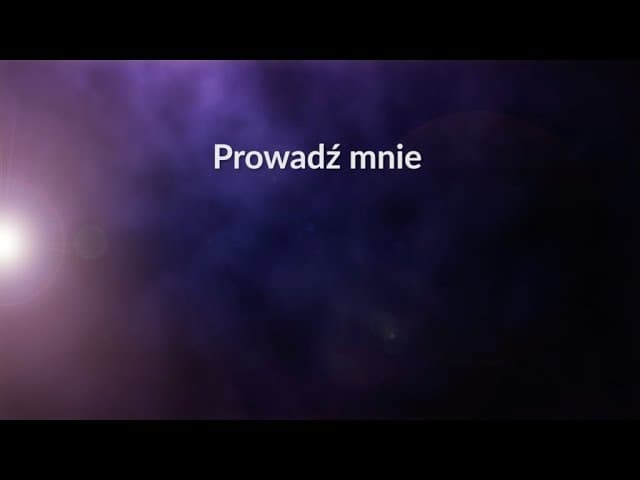 Prowadź mnie (130) - z tekstem i wokalem