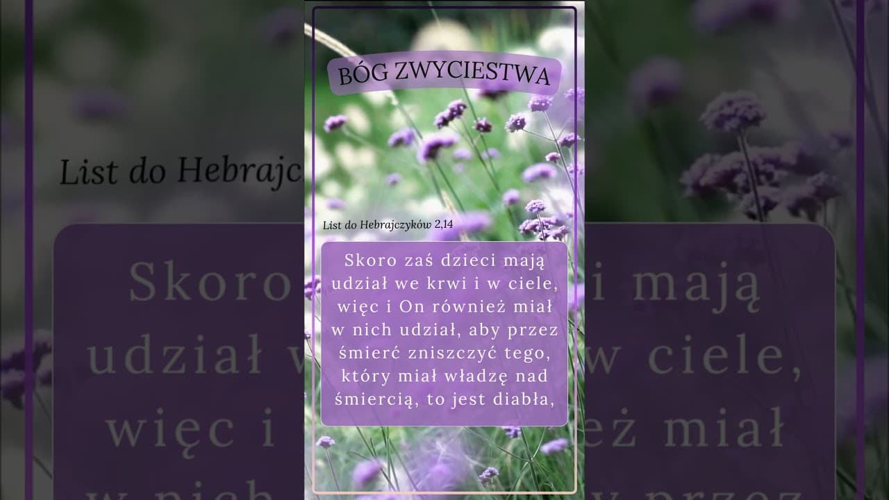 Bóg zwycięstwa #jezus #biblia #bóg #słowobożenadziś #pobudkazesłowem