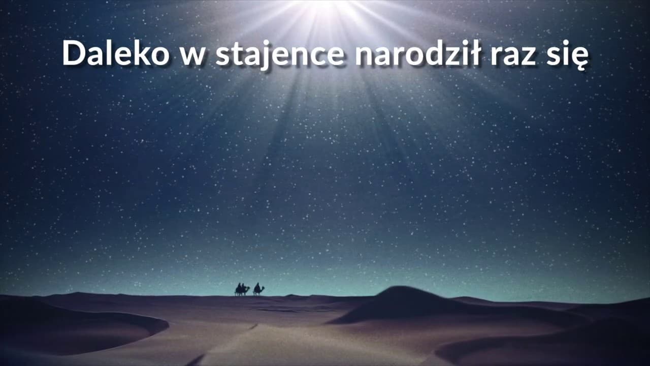 Daleko w stajence - z tekstem i wokalem
