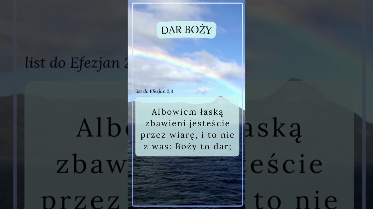 Dar Boży #jezus #biblia #bóg #słowobożenadziś #pobudkazesłowem