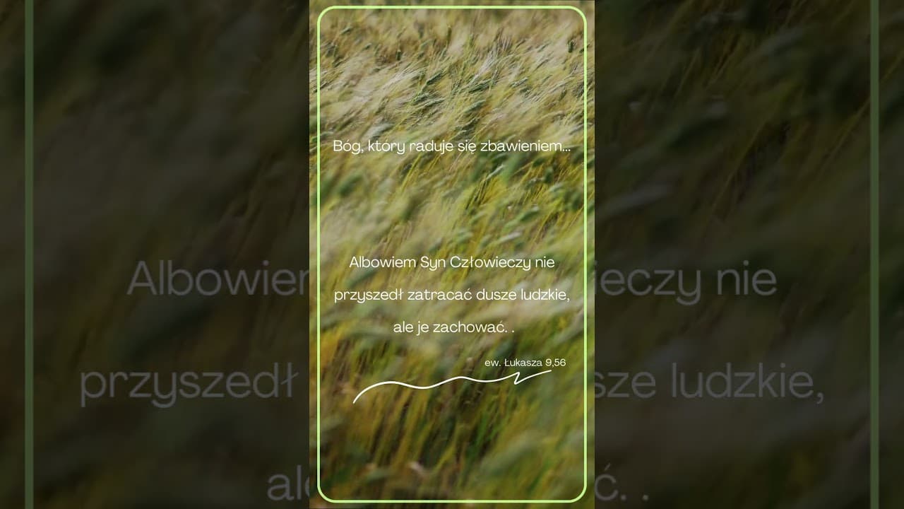Bóg, który raduje się zbawienie,  #jezus #biblia #bóg #słowobożenadziś #pobudkazesłowem